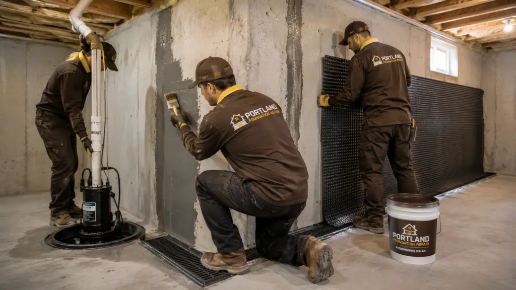 basement waterproofing service in portland